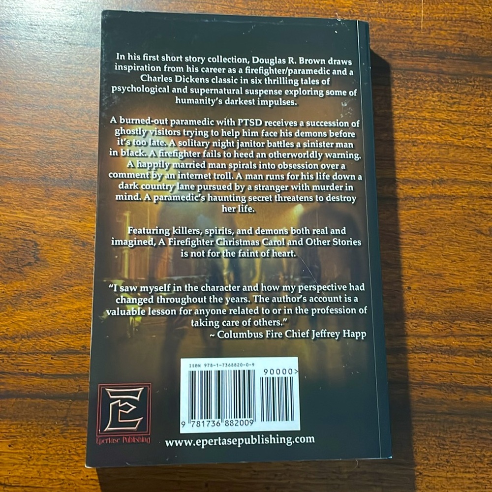 A Firefighter Christmas Carol: And Other Stories by Douglas R. Brown - Picture 2 of 2